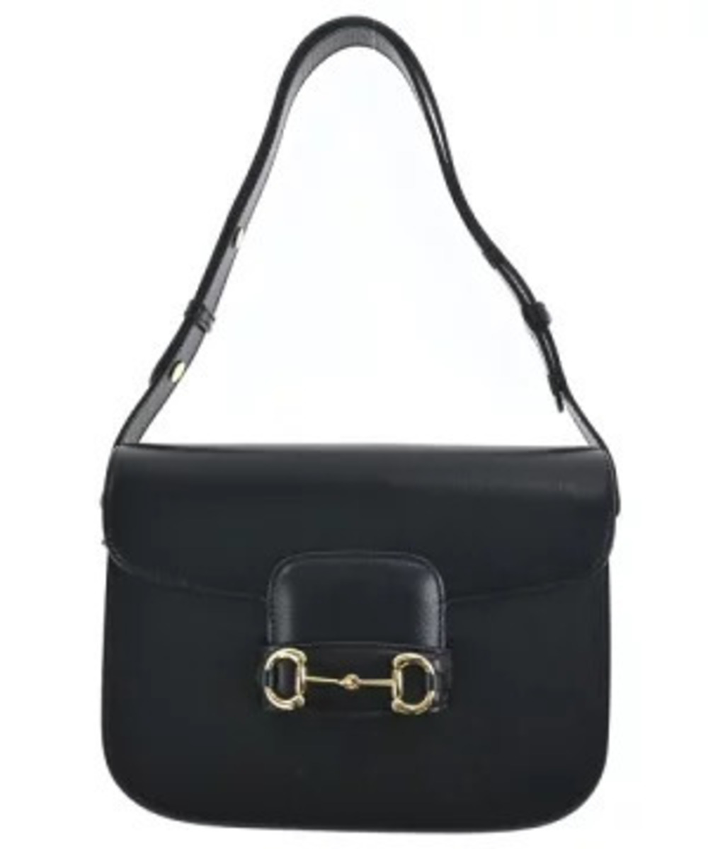 Gucci Horsebit 1955 shoulder bag leather horsebit Black